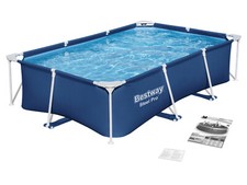 Bestway Frame Pool Gartenpool Schwimmbecken Steel Pro 259x170x61 cm 56403