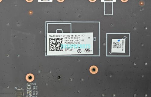New Dell G16 7620 7625 7630 7635 Keyboard Per-Key RGB Backlit US 07G3GT - Picture 4 of 4
