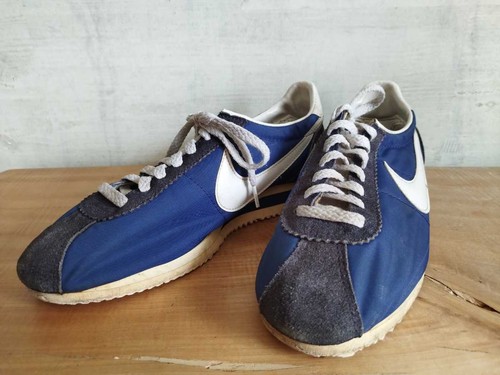 NIKE Nylon Cortez Navy x White 1981 