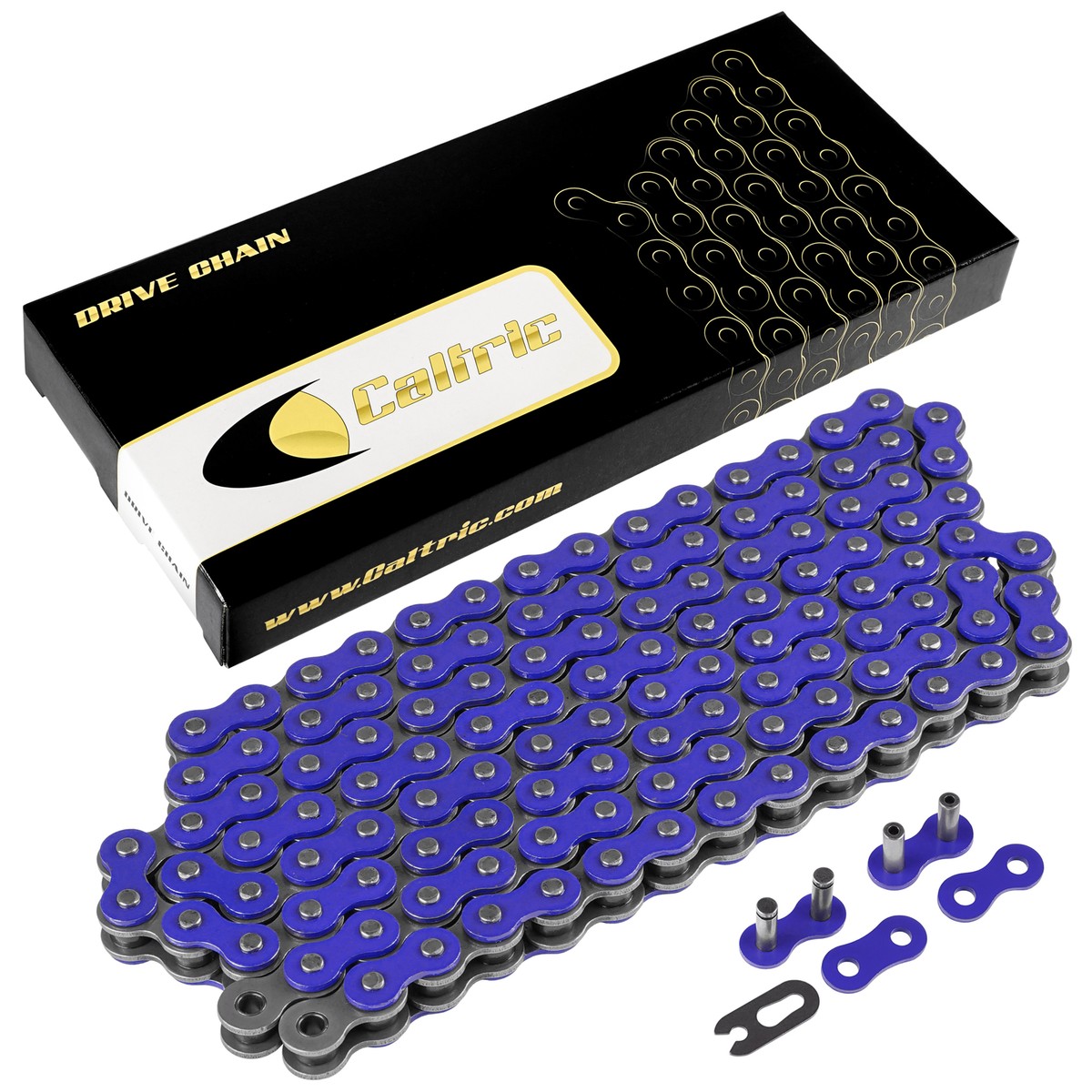 テンチョコ1 Black Drive Chain for Kawasaki Ninja ZX-11 ZX1100 1990-2001