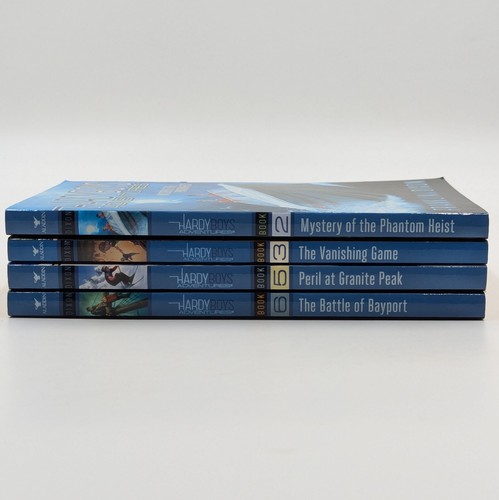 4 X Hardy Boy Adventures by Franklin W. Dixon Paperback Books The Vanishing Game - Picture 2 of 15