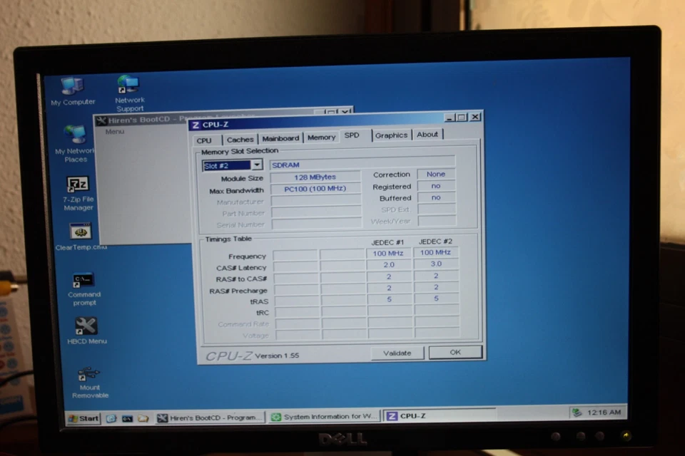 MEMORIA RAM SDRAM 168 PIN 128 MB PC100 - Imagen 3 de 3