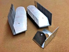 Arris rail brackets bolt on close board feather edge boards fencing gravel board