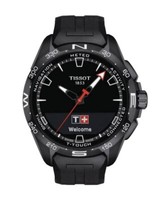 【美品】TISSOT T-TOUCH T075220A PEARLDIAMOND Tissot T-Touch Solar Lady Mother of Pearl Dial Ladies Watch