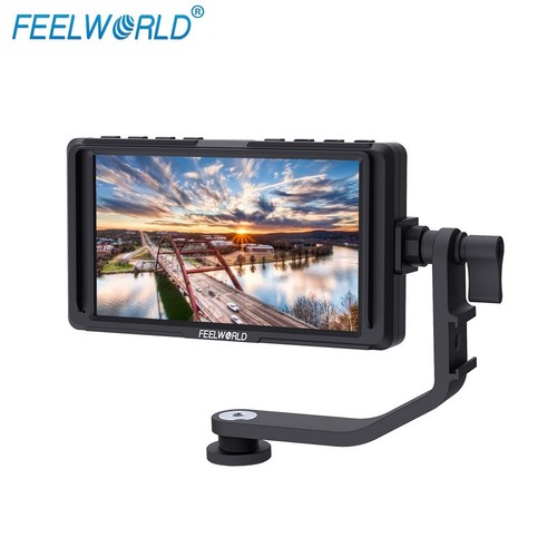 FEELWORLD F5 5 inch DSLR Camera Field Video Monitor 2 Units 4K HDMI Full HD LCD - Picture 4 of 13