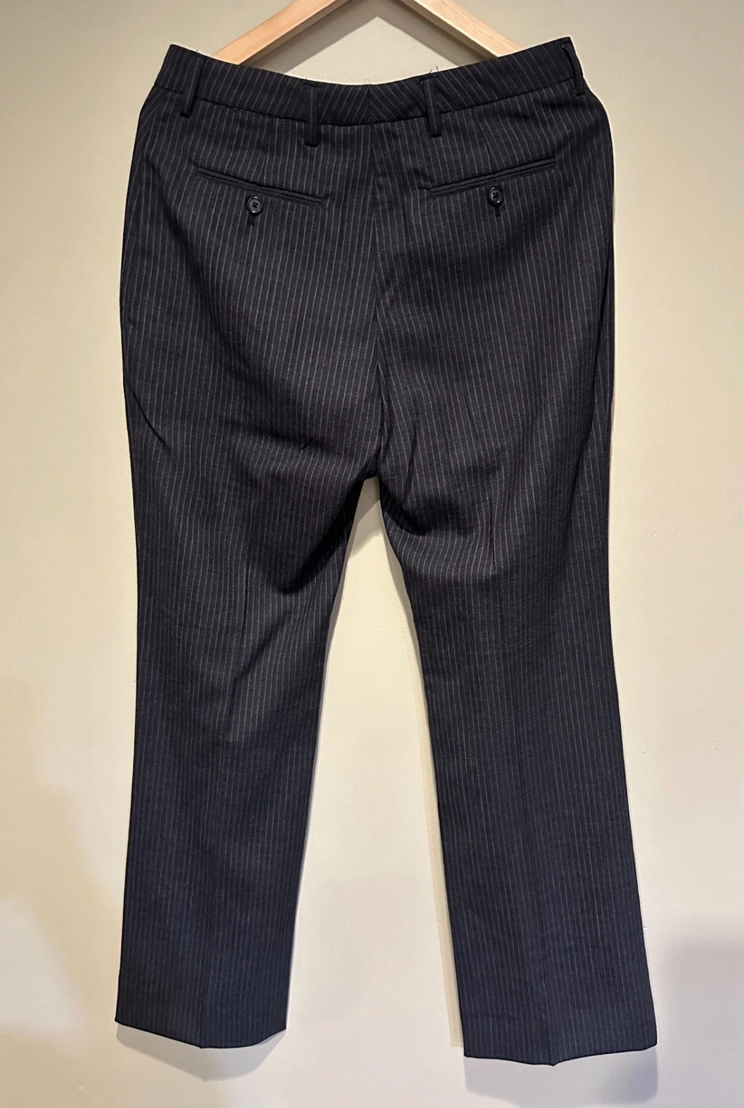 Pantalone vestito svasato a righe Celine
