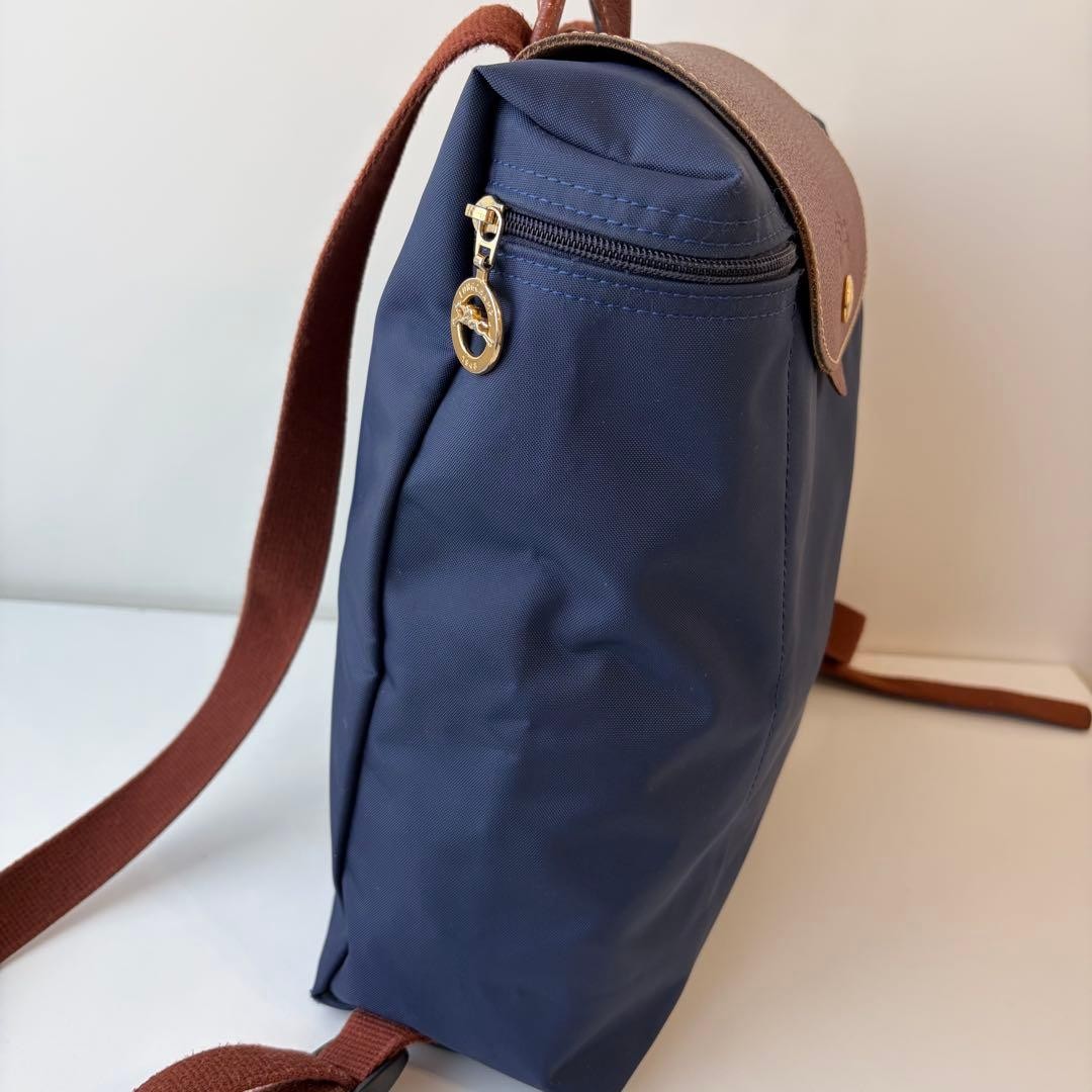 Longchamp Pliage Mini Backpack Navy Foldable Trav… - image 4