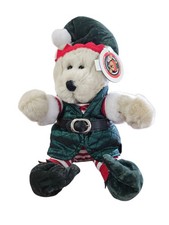 2001 Starbucks Bearista Bear Holiday Elf 17th Edition Christmas Plush