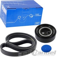 SKF KEILRIPPENRIEMEN+SPANNROLLE passend für BMW 3er E36 5er E34 für KLIMA 4PK889