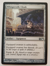 1x Whispersilk Cloak Core Set 2010, M10 MTG Magic the Gathering LP