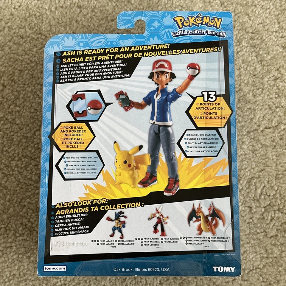 Figuras de acción Tomy POKEMON Ash and Pikachu Foto 2 de 2