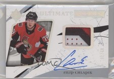 2017-18 Ultimate Collection Rookies 31/49 Filip Chlapik #55 Patch Auto r9d