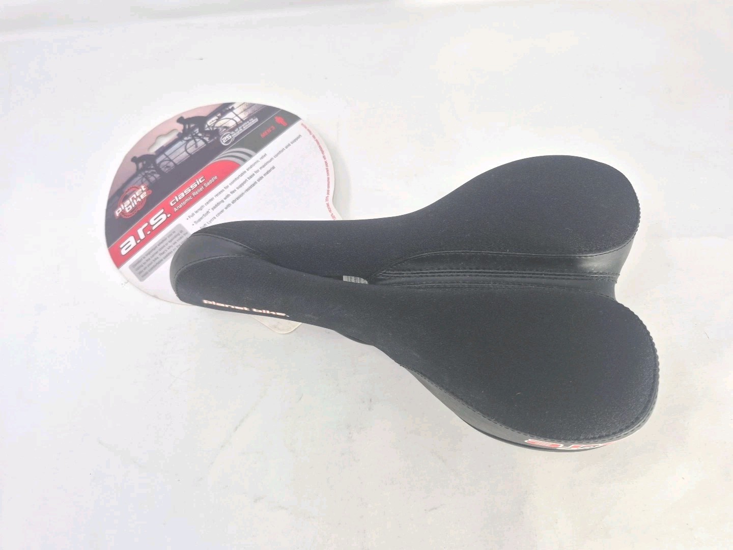 Planet Bike A.R.S. Classic Anatomic Relief Saddle - Men's - Black Bike Seat -New