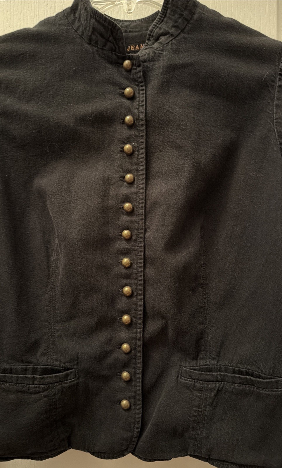 RARE Ralph Lauren Jeans Co Jacket, Women's X-Large Blue Denim Button image 2
