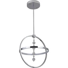 Craftmade 42721-CH-LED Anillo LED 17.13 inch Chrome Pendant Ceiling Light