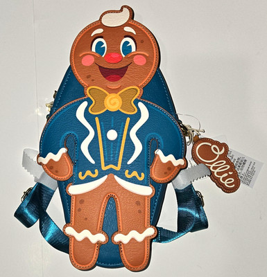Loungefly Disney Parks Jollywood Nights 2025 Gingerbread Man Mini Backpack
