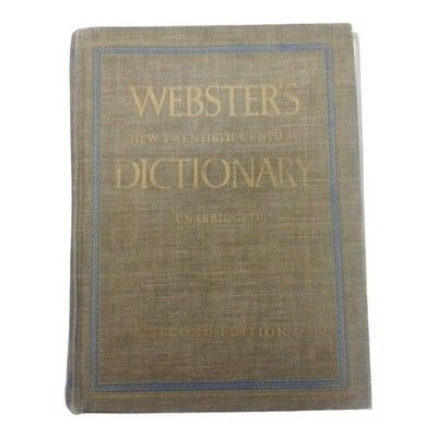 Webster's New International Dictionary Unabridged 2nd Edition 1961 3194 Pages HC