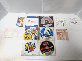 Sega Saturn White Console Power Memory Sonic Jam Sonic R Box