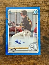 💥Owen Caissie💥2020 Bowman Chrome 1st True Blue Auto /150 🔥