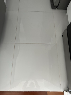White Porcelain Floor Tiles 24x24 ( Set Of 4 ) For $70 OBO