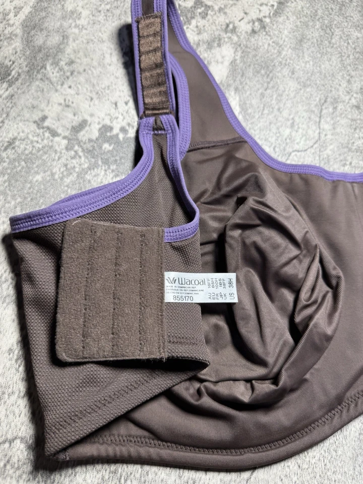 Wacoal Women's Simone Sport Unlined Full Coverage Underwire Sports Bra, 855170 - Image 3 of 4