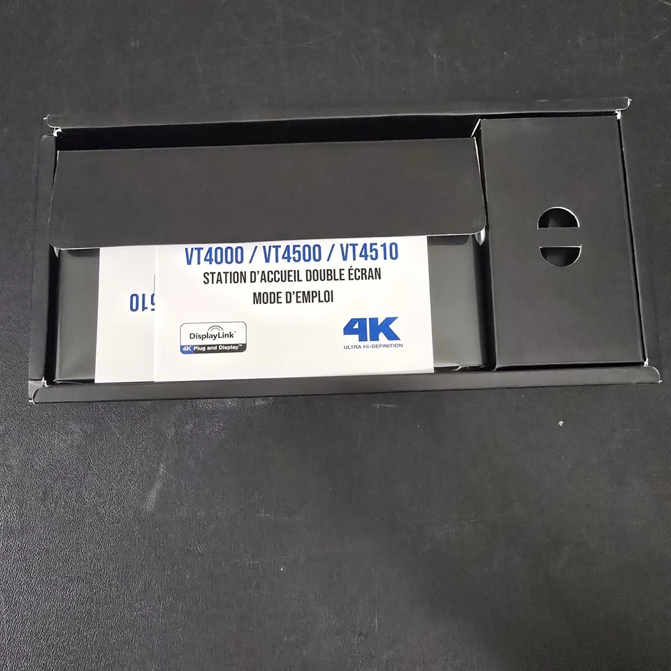 Estación de acoplamiento VisionTek VT4000 doble pantalla 4K 901005 Foto 2 de 4