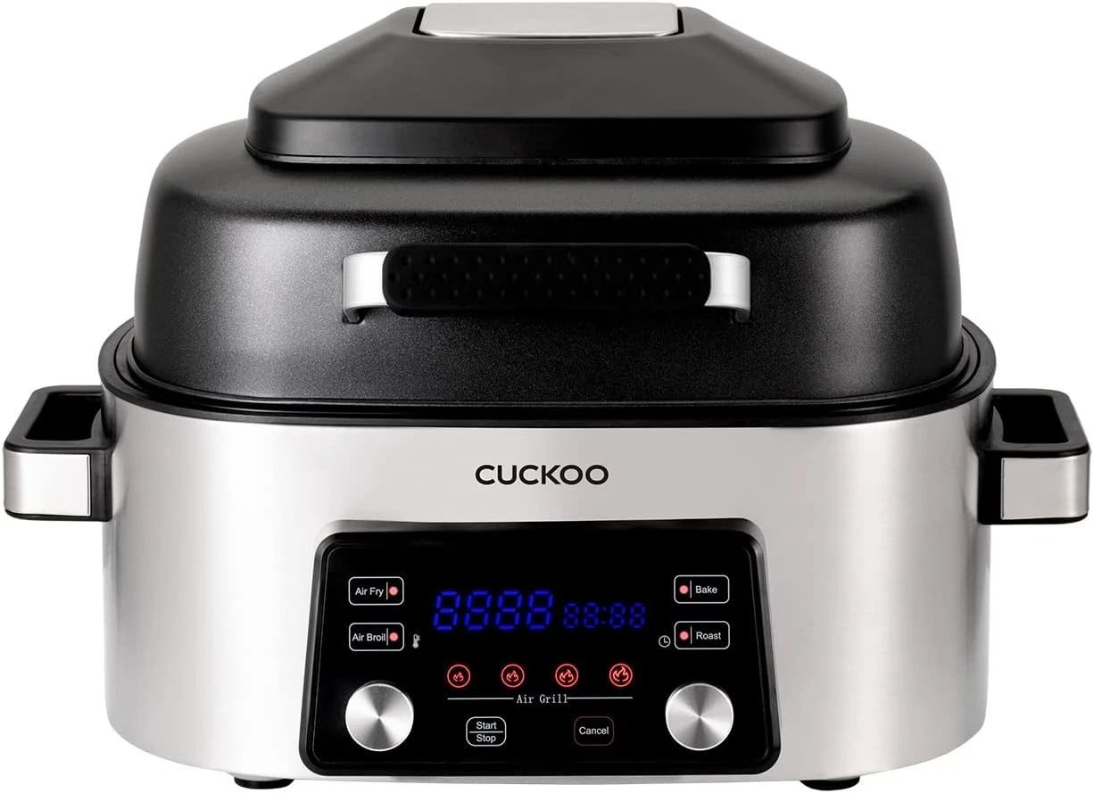 CUCKOO CAFG-A0601S Countertop Air Grill Air Fry Roast Bake Broil Stainless Steel