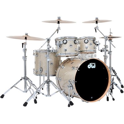 DW SSC Collectors Series 4Piece Satin Oil Shell Pack w22'' Bass Broken Glass