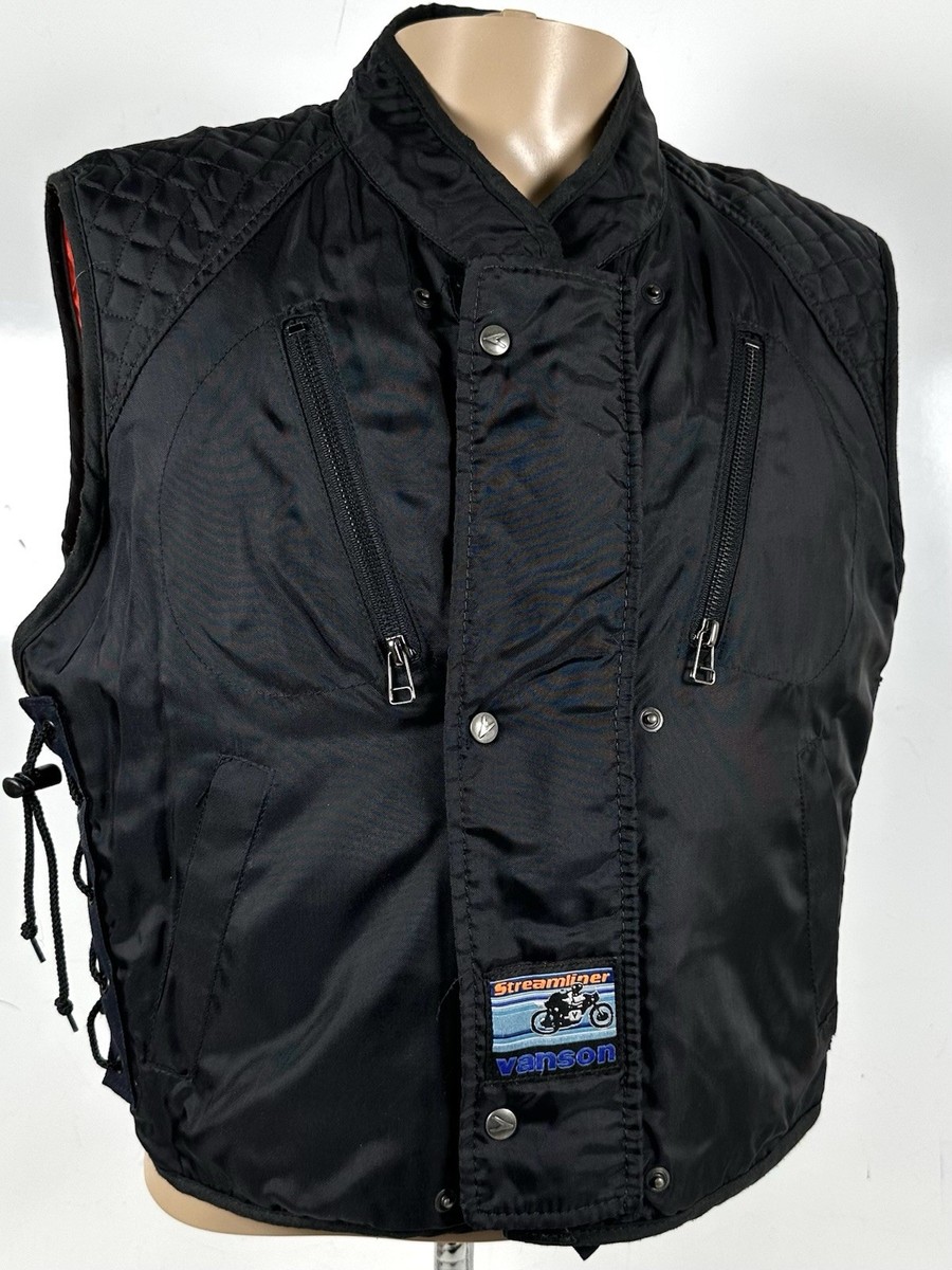 新品　VANSON×MASSES NYLON VEST VANSON × MASSES NYLON VEST_RED – VL-COLLABORATION