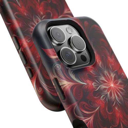 Floral Magnetic Tough Case, Stylish Phone Cover, Unique Gift, Protective Case - 第 20/129 張圖片