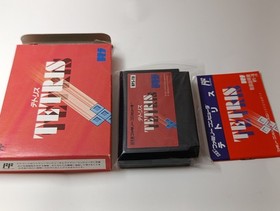 ✨ Tetris Famicom Boxed Manual Nintendo FC NES 1988 BPS-T0 ✨