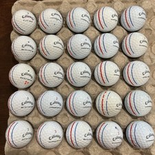 25 Callaway Triple Track Chrome Soft /Tour ERC Soft 4A-5A Used Golf Balls.
