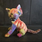 New Vintage Ty 2000 Kaleidoscope The Cat Beanie Baby NWT Plush Mint Condition