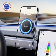 Tesla Phone Mount Foldable Hidden Holder for Model 3 Y VICSEED Strongest Magnet
