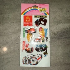 Vintage 1981 Hostess Puffy Stickers twinkies wonderbread Pen Art Productions