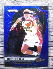 2024 Panini Prizm WNBA #139 Nancy Lieberman Blue Velocity Prizms