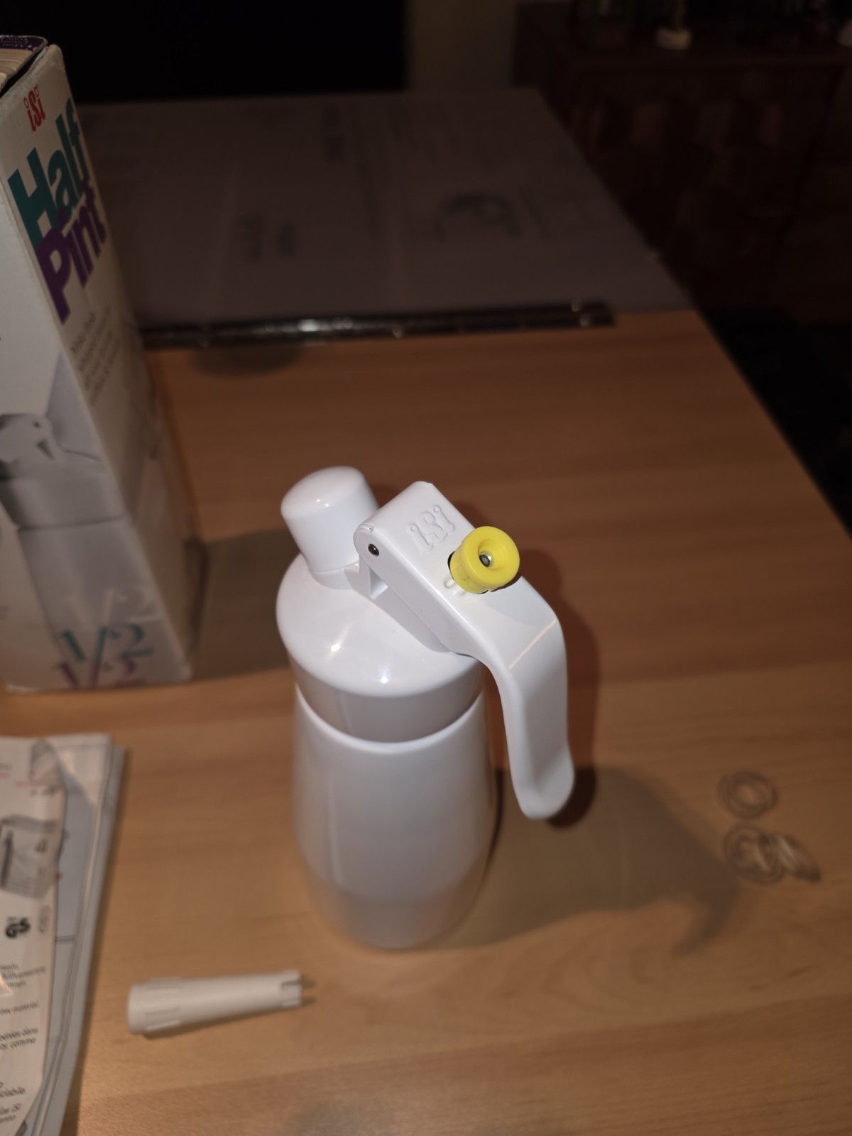 ISI Mini Easy Whip Cream Whipped Cream Maker Half Pint Dispenser