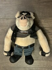 2006 Harley Davidson Motorcycles Road Hog Biker Pig Stuffed Animal Plush 14