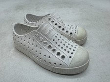 Native Shoes Jefferson Sneakers Kids White Slip On Lightweight Casual Shoes - 9