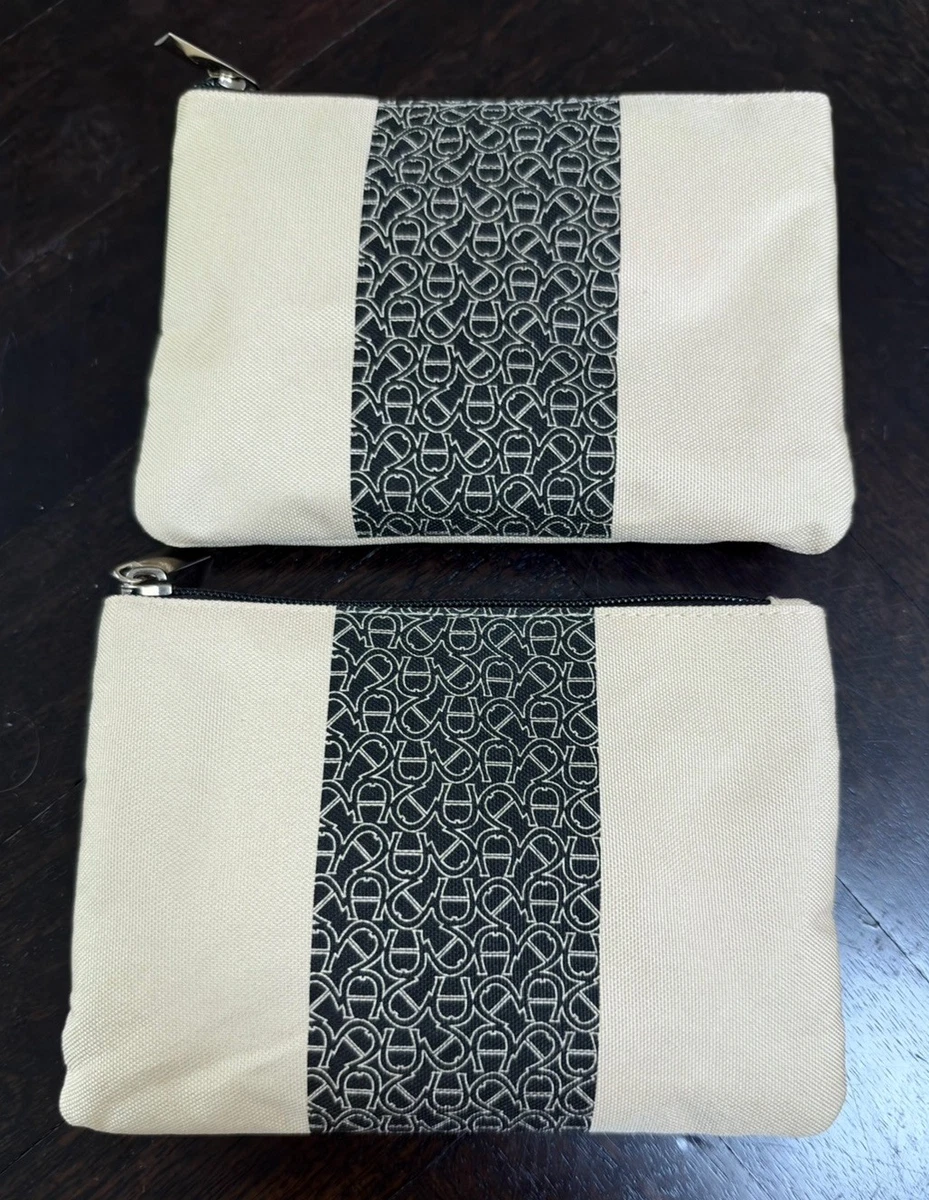 2x Sri Lankan Air Aigner business class amenity toiletries kit bag inflight