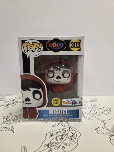 Funko Pop! Coco Miguel 303 Exclusive Toys R Us GITD Glow IMPERFECT BOX