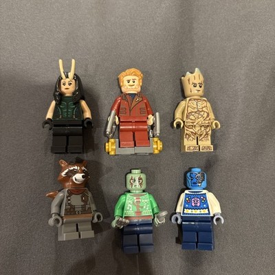 LEGO Marvel Guardians of the Galaxy Minifigures Star-Lord Groot Rocket Mantis