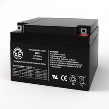 AJC Battery Compatible with Yuasa NPC24-12 12V 26Ah Sealed Lead Acid Battery