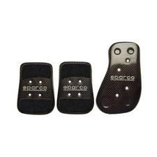 Sparco 03783l Carbon Fiber Pedal Set Universal - Open Box No Hardware