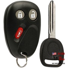 Key Fob Keyless Entry Remote with Ignition Key fits 2003-2006 Chevy 1-Pack