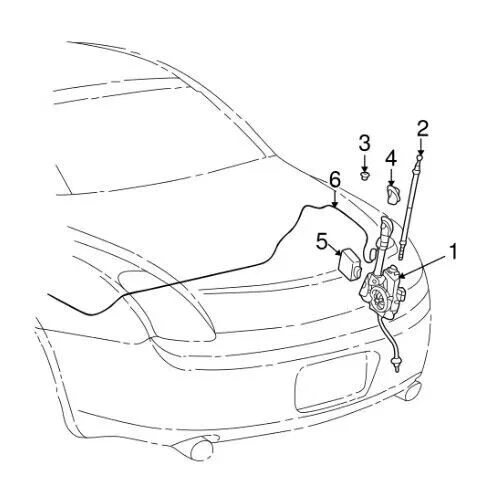 Direct Fit For Nissan 240SX QX50 Altima Maxima Pathfinder 28215-9B000 Antenna - Image 2 of 4