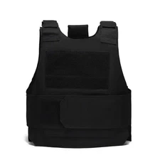 Body Bulletproof Vest Front Back Plates Armor Tactical Jacket Guard Security Kit