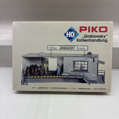 Piko #61108 Grabowsky tienda de carbón Coal Merchant HO Scale Building Kit | Zustand: New