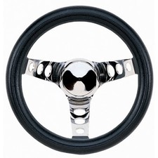 Grant 833 Steering Wheel - Classic - 10 In - 5-12 In Dish - 3-spoke - Black