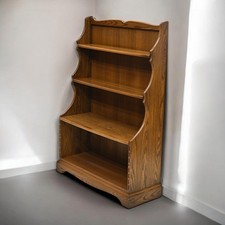 Ercol Waterfall Bookcase 3 Shelves Golden Dawn Solid Elm Shelf FREE UK Delivery